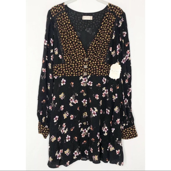 Altar’d State Acacia Button Down Flare Dress - Picture 2 of 6